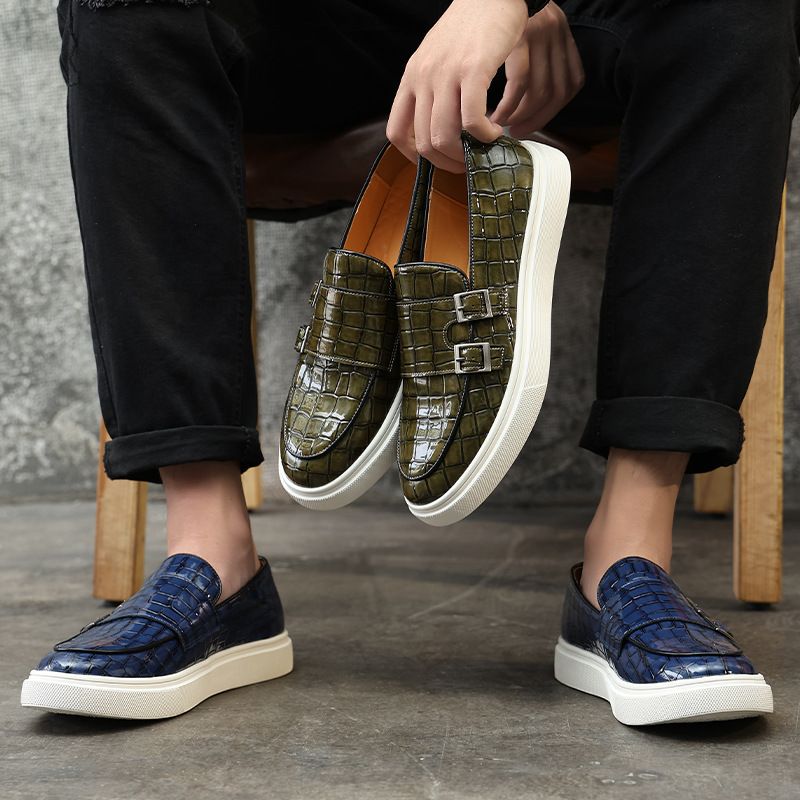 Men's summer breathable 2025 new style casual one-step loafers, men's business formal leather shoes