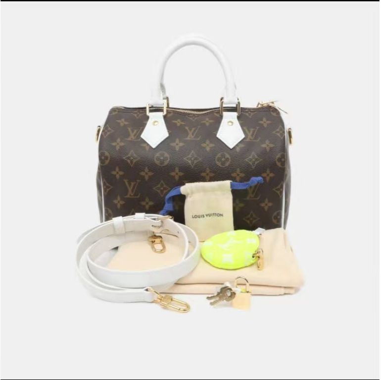 LOUIS VUITTON SPEEDY 25,Boston monogram bagBrown