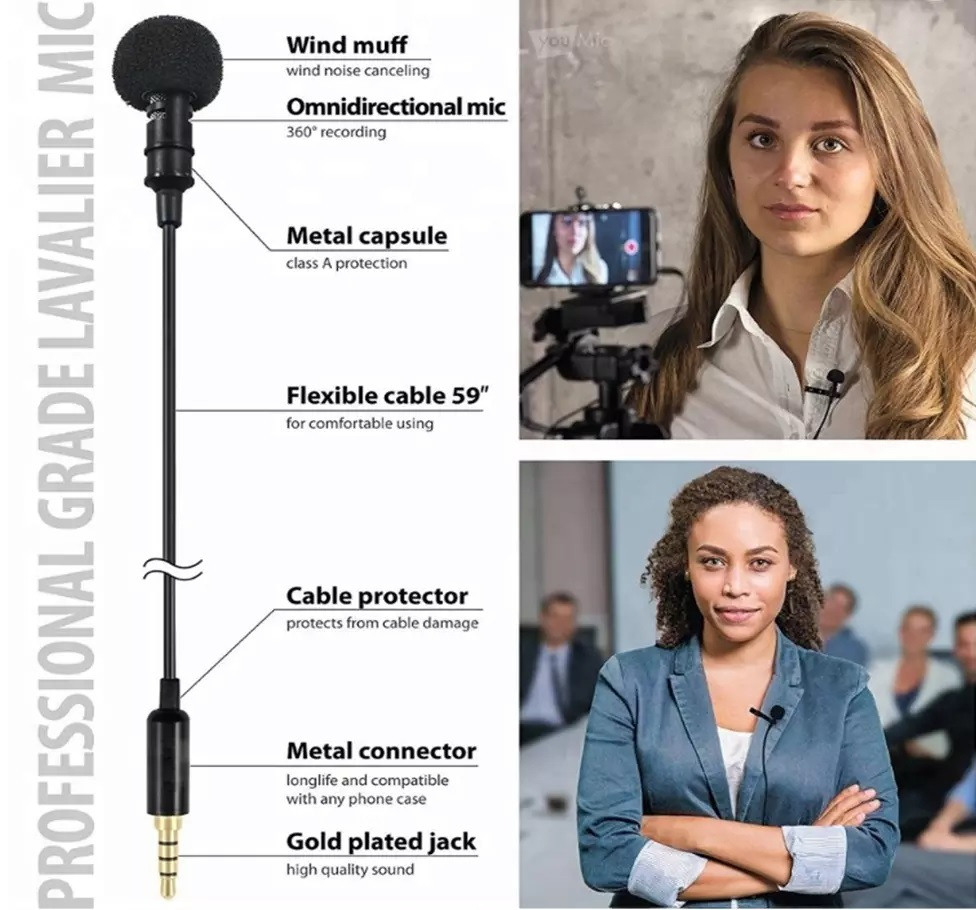 GAM-140 Lavalier microphoneLavalier microphoneMobile recording microphonePortable interview microphoneInterview microphone
