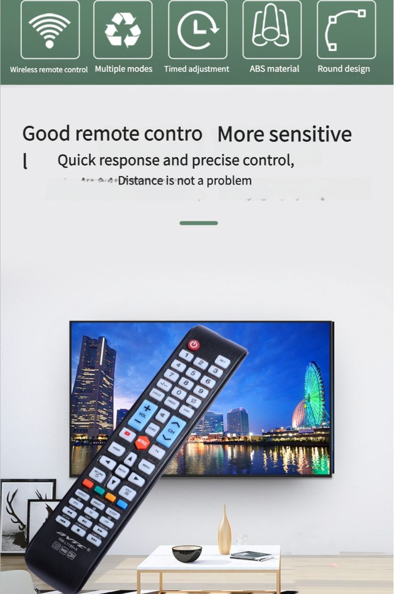 TV Universal Remote Control with One Click Setting