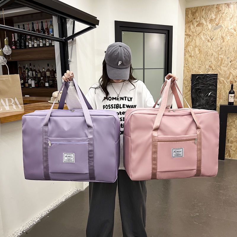 Large Capacity Thickened Oxford Cloth Storage Bag, Waterproof & Moisture-Proof Travel Organizer, Foldable Shopping & Luggage Bag