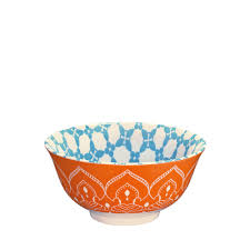 Ceramic Serving Bowl For Kitchen With Assorted Colorful Design