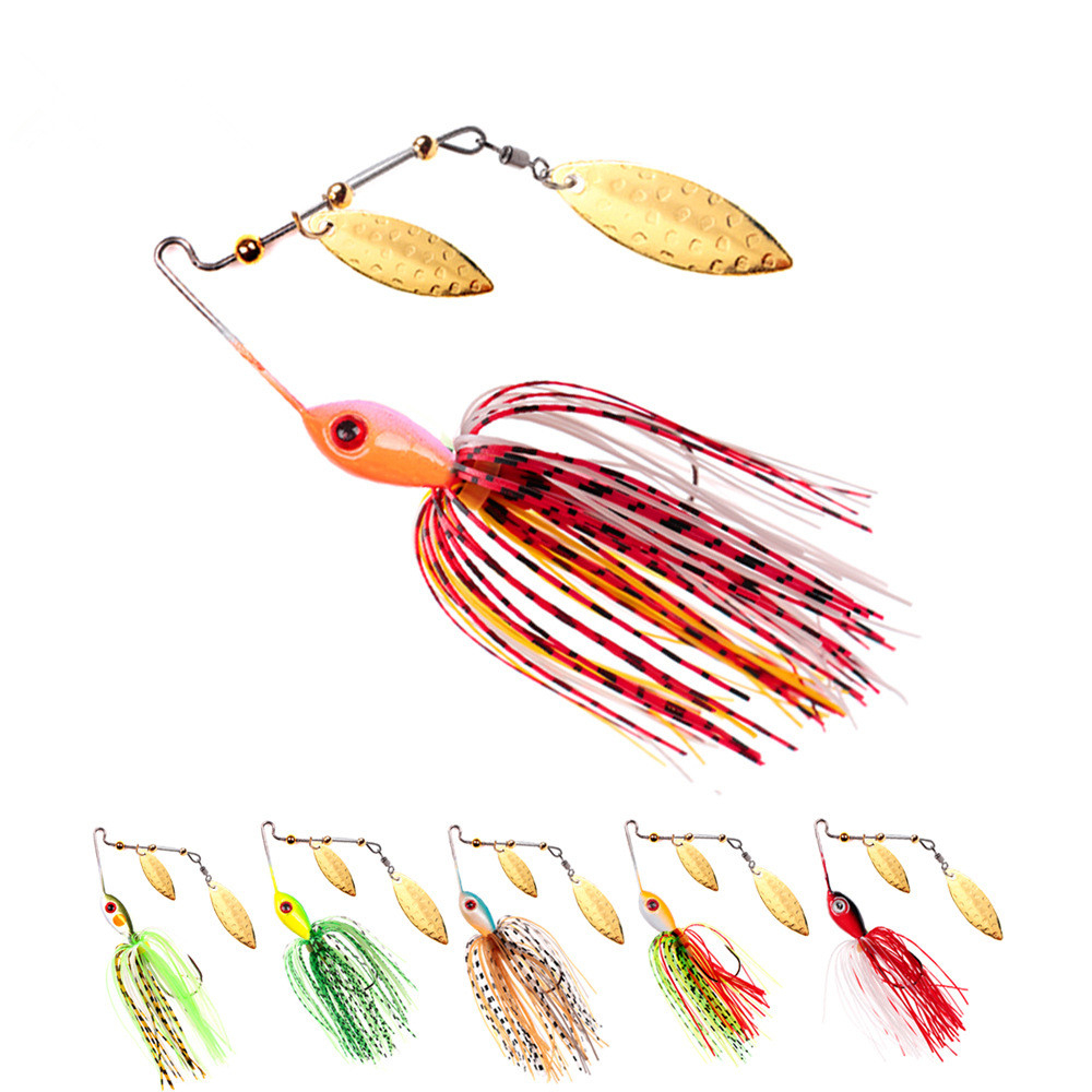 1pcs Spinner Bait 13G 17G Metal Lure Hard Fishing Lure Spinner Lure Pike Swivel Fish Tackle Wobbler Fishing