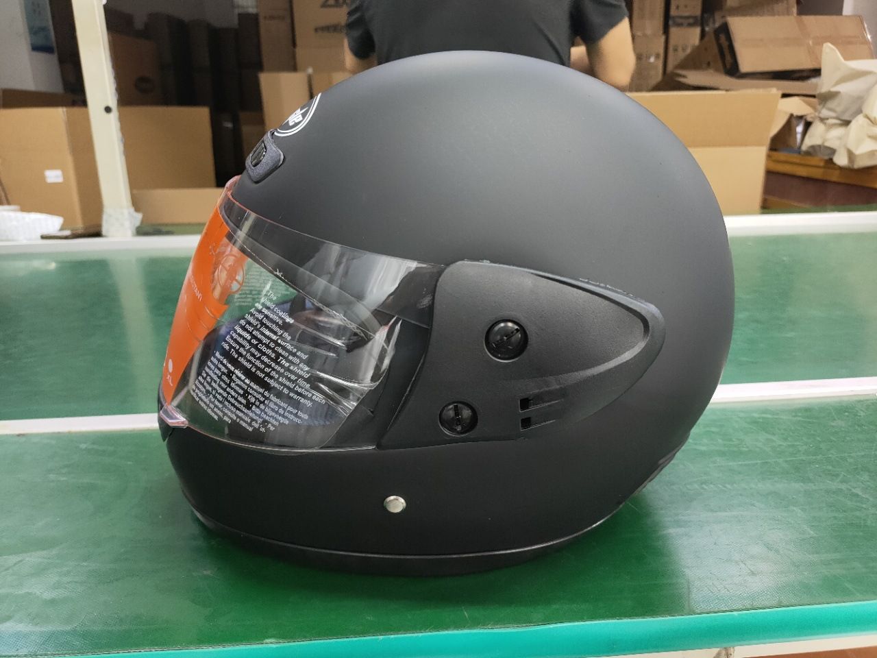 Motorcycle electric vehicle commuter helmet adult men and women motorcycle riding helmet full helmet