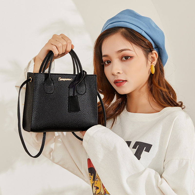 026# Handbag Portable Fashion Leather Shoulder Bags Women Handbag