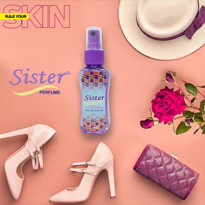 Sister Perfume Ghandour Cosmetics Deodorant.PURPLE