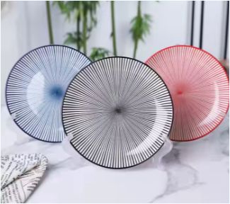 Modern luxury dinnerware porcelain plates 