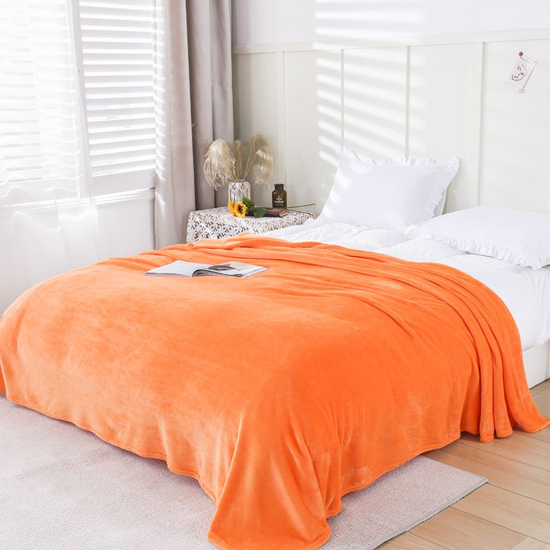 50*70cm，70*100cm，100*120cm，100*150cm，120*200cm，150*200cm，180*200cm，200*230cm Blanket, flannel, coral fleece, plain color blanket, solid color velvet blanket, children's pet blanket CRRSHOP Thick flannel bed sheets