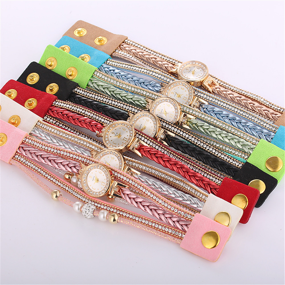Beautiful Fashion Women's Bracelet Watch Ladies Watch Casual Round Analog Quartz Bracelet Watch Female Clock