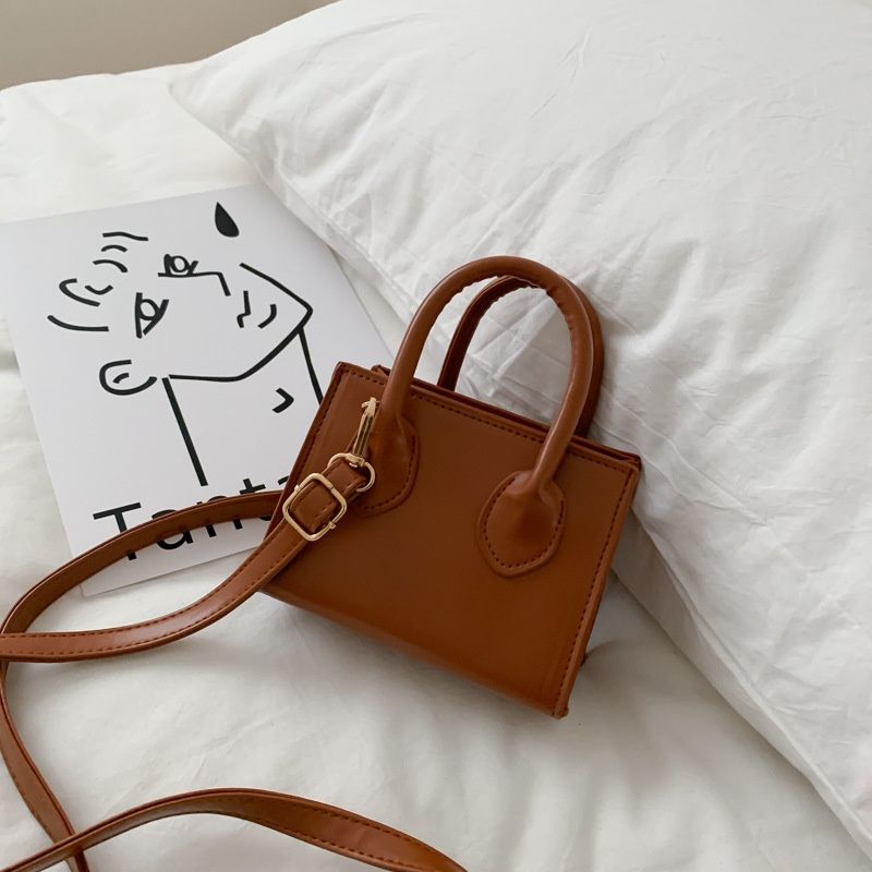 New Trendy Korean Style Women's Mini Square Bag, Ins Fashion Versatile Shoulder Crossbody Bag, Elegant Casual Daily Ladies Handbag
