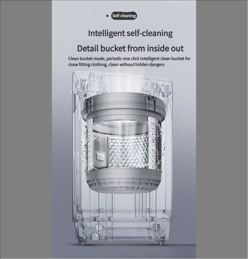 Portable Washing Machine, 10、12、15 lbs Capacity Fully Automatic Compact Washer with Wheels, 10 Wash Programs Laundry Drain Pump, Ideal for Apartments, RV, Camping, Magnetic White