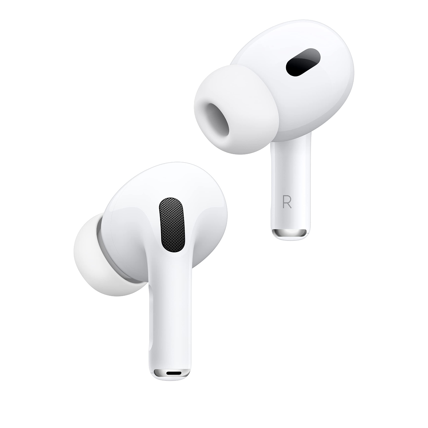 for Apple AirPods Pro (2nd Generation) Wireless Earbuds, Up to 2X More Active Noise Cancelling, Adaptive Transparency, Personalized Spatial Audio, MagSafe Charging Case, Bluetooth Headphones for iPhone