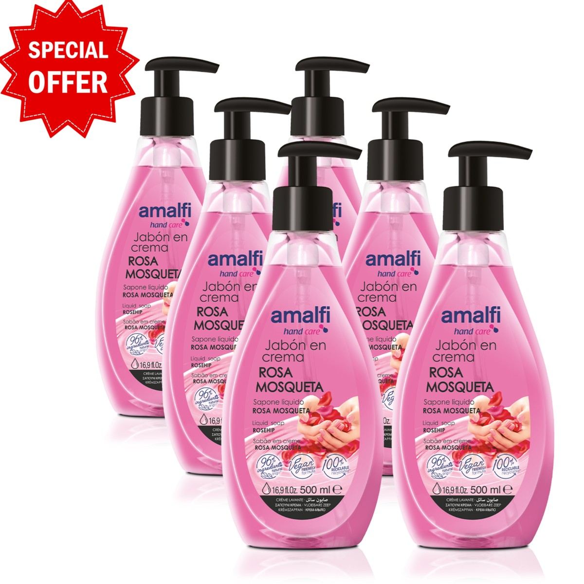 AMALFI LIQUID HAND SOAP 500ML | VARIETY 