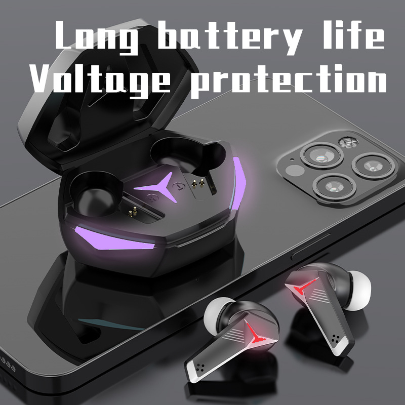 Gaming Bluetooth headset TWS dual-mode cool light effect binaural earbuds sports outdoor headset