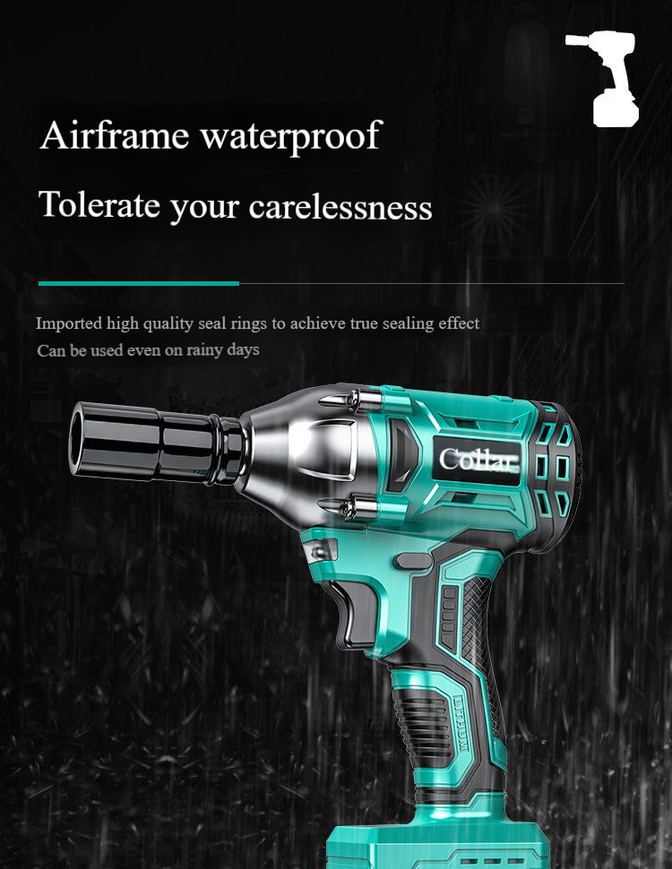 Electric wrench large torque multi-function brushless rechargeable impact lithium battery rack worker air cannon universal Dayi model
