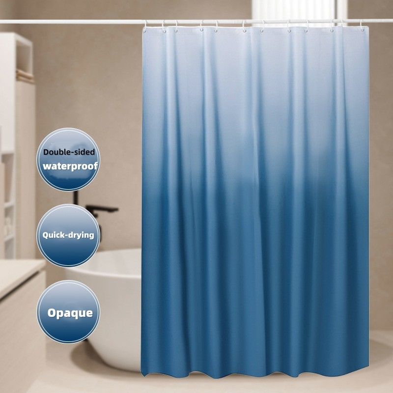 180*180cm ,large size Gradient, PEVA， Bath curtain, thickened, waterproof, mildew proof, bathroom, curtain，shower curtain