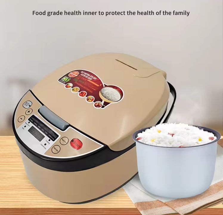 5L Kitchen Manufacture Multi Cooker Smart Multifunctional Keep Warm Automatic Electric Digital Rice Cooker - 900W