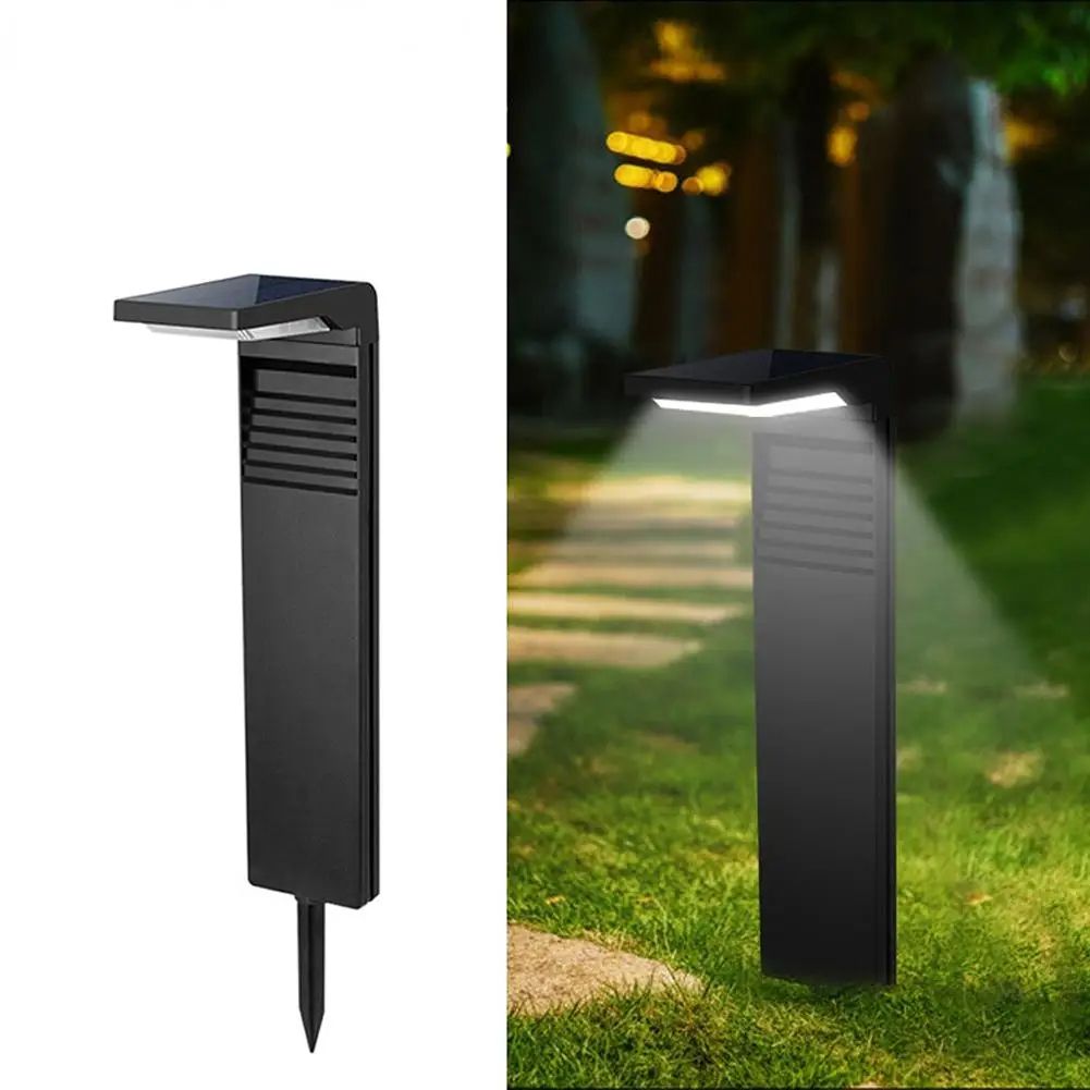 YH0801 ABS+PC LED Solar Garden Lights Outdoor Ip64 Waterproof High Brightness Adjustable Light Control Induction Lawn Lamp
