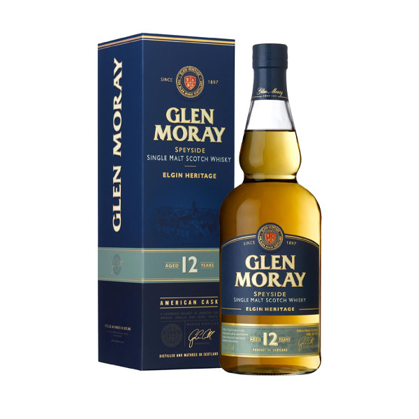 Glen Moray Scotch Whisky (12 Years)-750ml