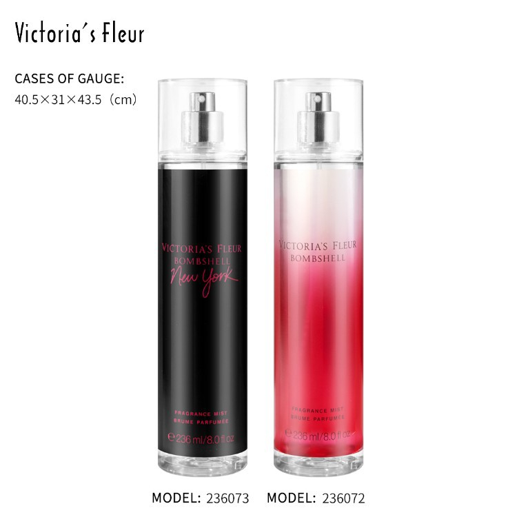 Victoria Women's Perfume Body Spray 236ml, Jasmine Fruit Notes Are Long-Lasting Fresh And Light Fragrance Spray Mist for Ladies
