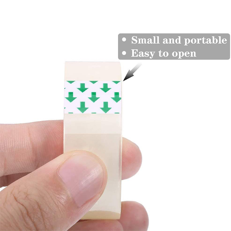 Multifunction Transparent Tape Clear Tape Gift Wrapping Refill Roll for Office, Home, School