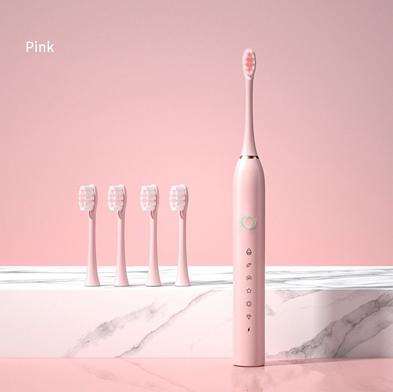 Protective Clean 5100 Rechargeable Electric Toothbrush, with Pressure Sensor, 6 Cleaning Modes, SmarTimer and QuadPacer, 14-Day Battery Life, Travel Case, BlackPink