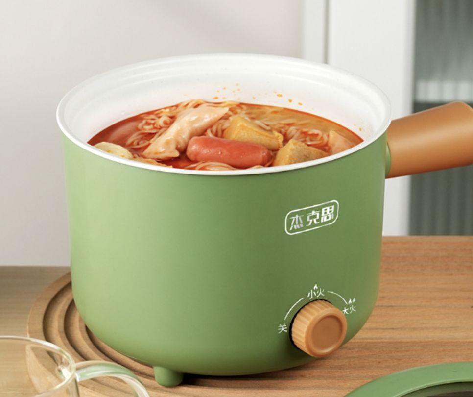 Electric Boiling Pot Multi Functional Dormitory Student Small Electric Hot Pot Instant Noodle Pot for Single Use