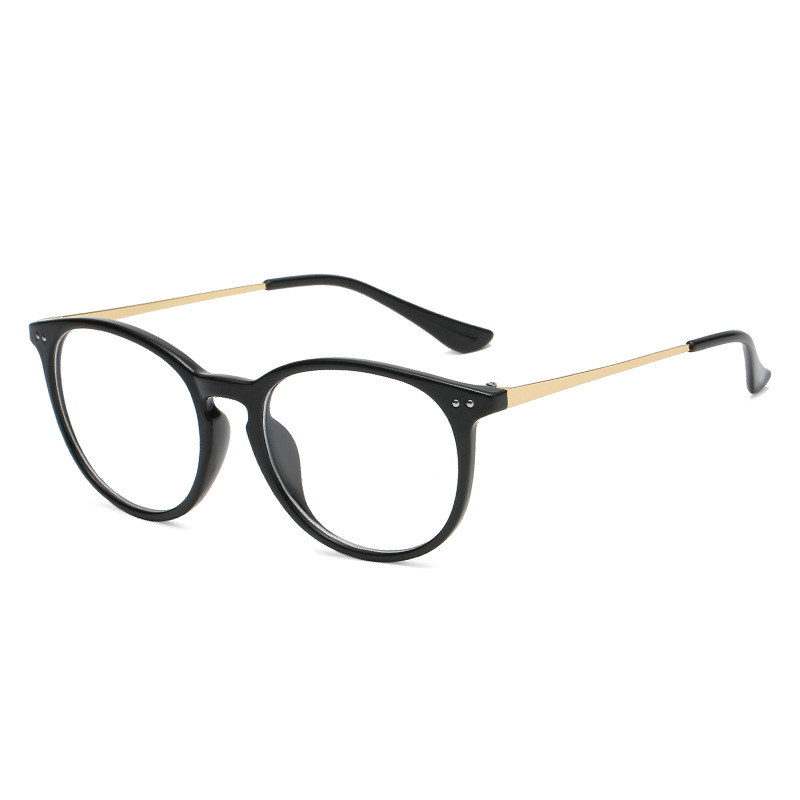 1256 Classic Black Frame Fashionable Eyeglasses Reading Comfortable Optical Frame for Unisex