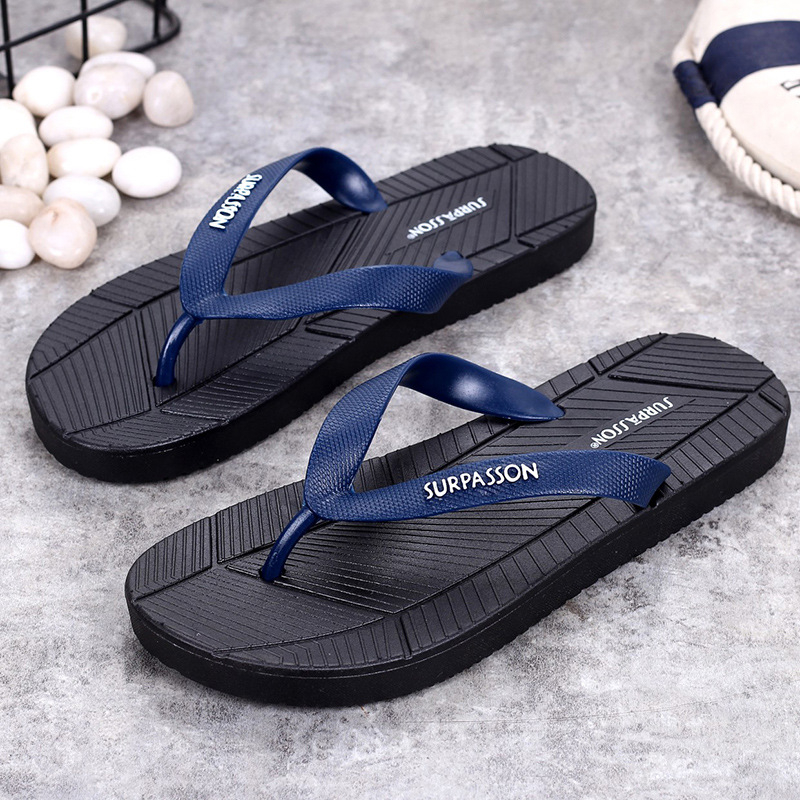 non-slip flip-flops, student beach shoes, men's slippers, clip-on slippers