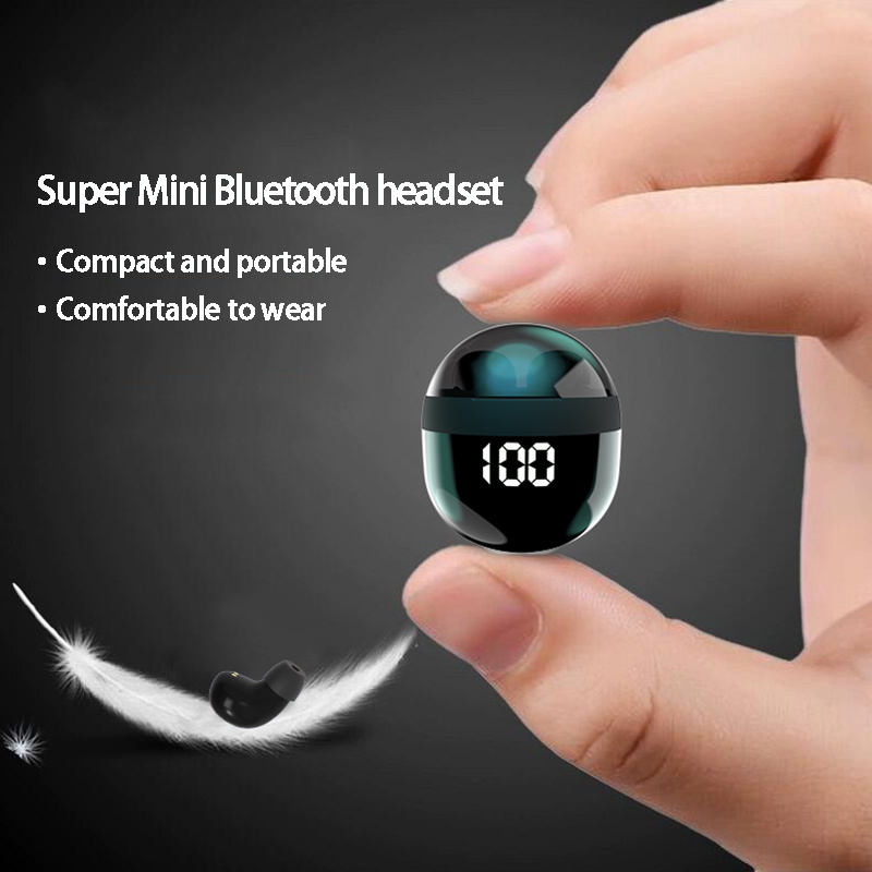 SK18 Sleeping Earphones TWS Wireless Bluetooth Headset With Mic Smart Touch Headphones Invisible Mini Noise Reduction Earbuds