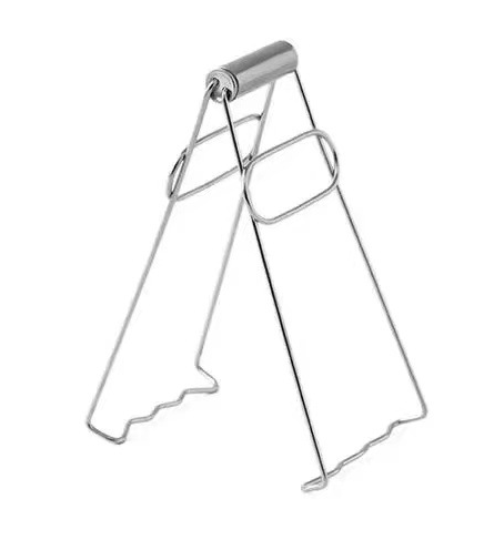 1 pcs  Stainless Steel Foldable Hot Dish Clamp Anti-Scald Bowl Clip Plate Pot Gripper Kitchen Utensil Holder Kitchen Tool