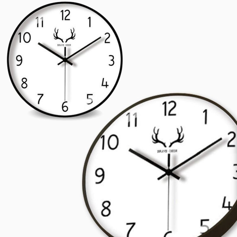Wall Clock 8-inch 20cm home living room bedroom clock, modern minimalist silent clock, wall mounted clock CRRSHOP Living room bedroom clock and Watch