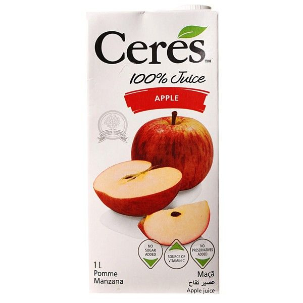 CERES APPLE FRUIT JUICE 1L1L