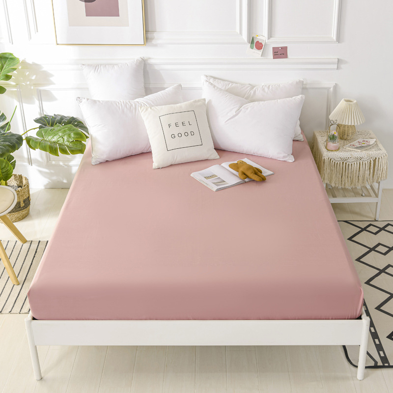 JM008 Mattress Protector Waterproof Mattress Cover Twin Size Bed Protector Washable Soft Terry Cotton Surface for Kids Pets Adults 25cm Fitted Sheet Deep Pocket