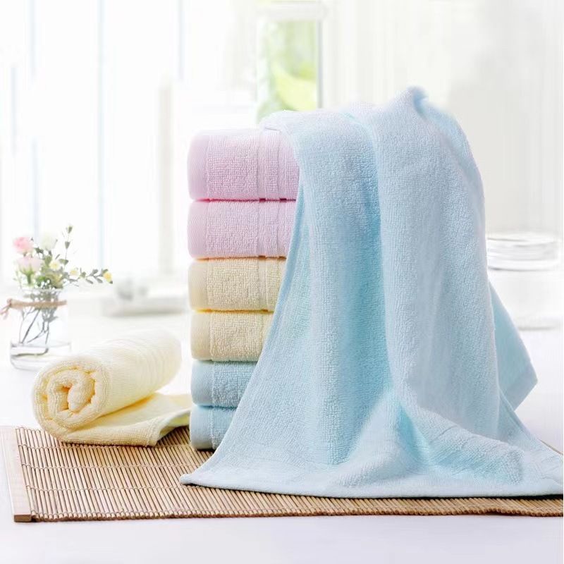 GA1131 Pure Cotton Towel With Solid Color, No Shedding Or Pilling, Washable Towel