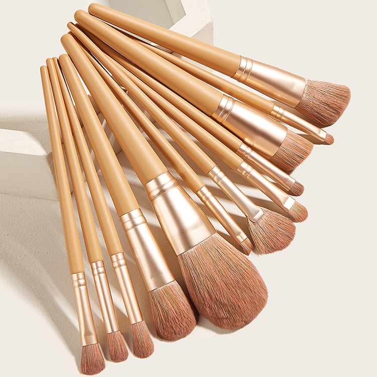 GG060808 12Pcs Makeup Brushes Set Eyeshadow Brush Loose Powder Brush Small Fan Makeup Tools