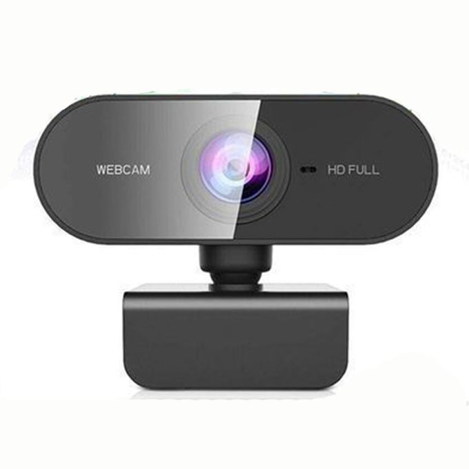 C1 HD 1080P Webcam With Microphone - Black