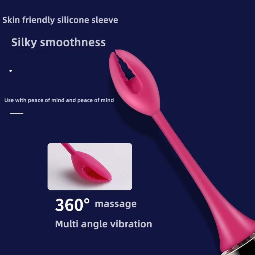 Honey Bean Shaker For Men And Women Adult Products Manufacturers High Frequency Adult Toy for Women Sexual -12 Modes -red