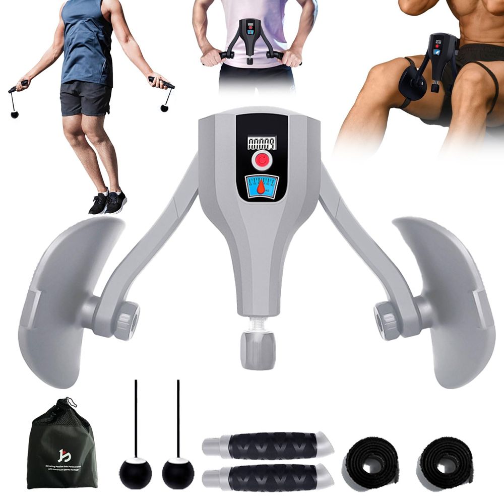 Thigh Master 0-132 lbs Adjustable Resistance Pelvic Floor Muscle Kegel Exerciser, Thigh Exerciser & Booty Trainer for Women & Men, Pelvic Floor Exercise Workout Machine