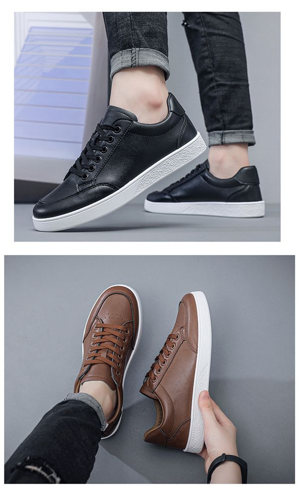 2024 autumn new men's shoes street board shoes Male Korean version student men's small white shoes Fashion casual shoes Fashion shoes G138