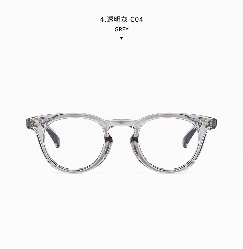 3595 New Trend Women Eyeglasses Anti-Blue Light Men Optical Computer Eye Glasses Vintage Round Plastic Glasses Frame Eye Wear