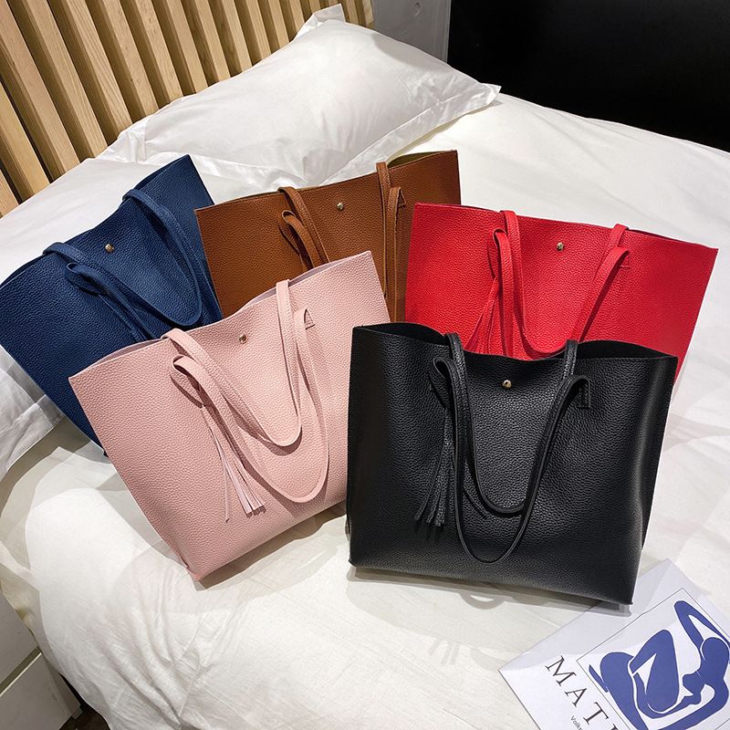 FS-041 Simple Shopping Large Capacity handbags women Handbags ladies fashion PU tote bags