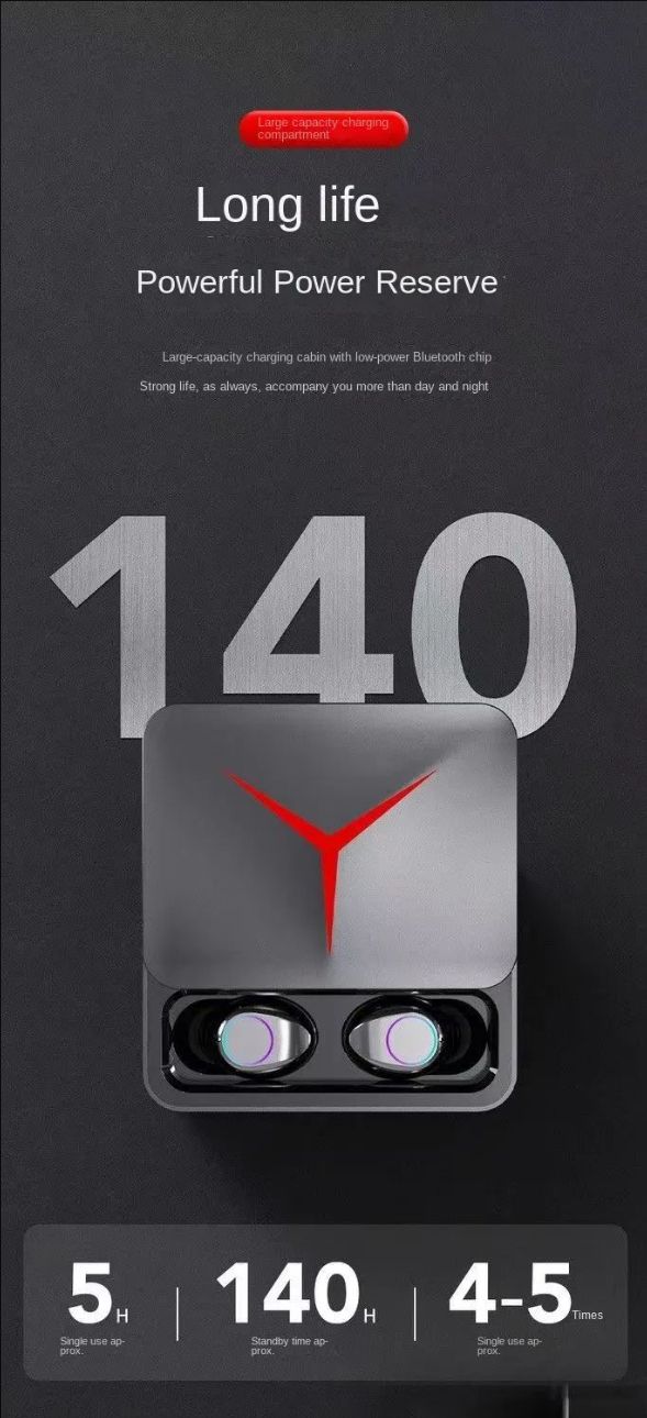 M90-PRO high-end slider wireless Bluetooth headset game call noise reduction and long battery life Huawei Apple GM