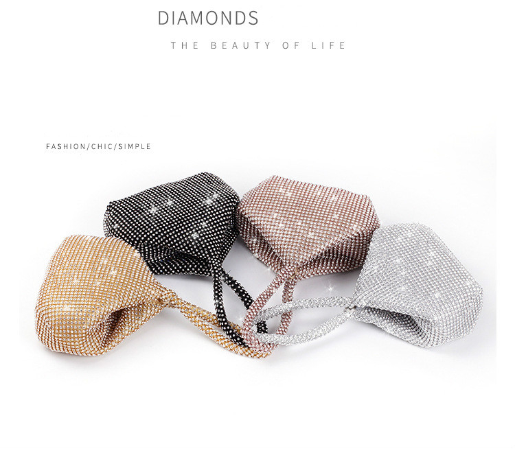 Soft Beaded Women Evening Bags Cover Open Style Lady Wedding Bridalmaid