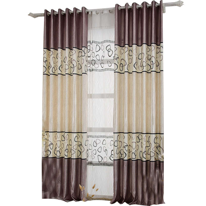 Tospino YJ870 Blackout Curtains for Bedroom - Grommet Thermal Insulated Room Darkening Curtains for Living Room