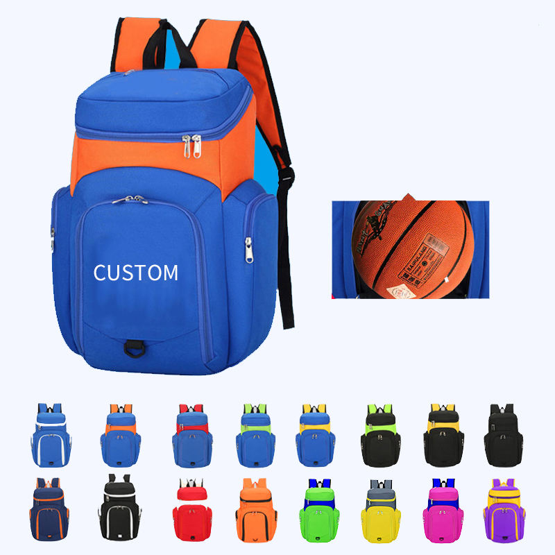 0054 Basketball Backpack Hiking Bag Daypack Sport Backpack sports Shoulder Bag for Yoga Camping Traveling Swimming Volleyball