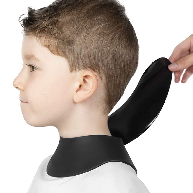 Unisex Hair Cutting Neck Guard, Silicone Barber Neck Shield for Kids & Adults, Reusable Hairdressing Collar to Keep Hair Off Neck, 4 Colors Available
