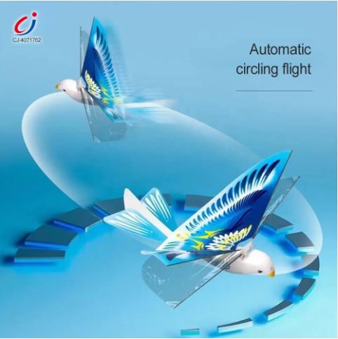 New DIY Outdoor Hand Throwing Glider Electric Aircraft Rechargeable Wings Waving Simulation Flying Bird Models Toys For Kid