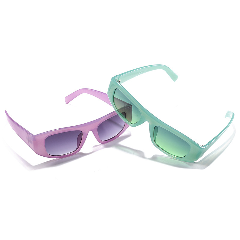 6774 Personality New Glitter Candy Color Irregularity Sunglasses Luxury Brand Designer Small Frame Beach EyeGlasses UV400