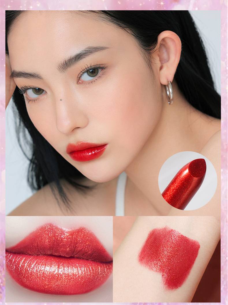 Light purple lipstick CRRshop free shipping female hot sale Dragon Fruit Colorless Lipstick Rose Red Rose Purple Student Color Changing lipstick Barbie Pink Lipstick 
